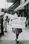 Protesters near Southside Sundry, Farmville, Va., July 1963, #005