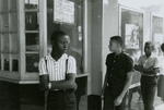 Student protesters outside State Theater, Farmville, Va., August 1963, #024