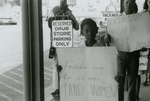 Protesters at Grants/Safeway, Farmville, Va., August 1963, #023