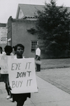 Student protesters on Main Street, Farmville, Va., July 1963, #013