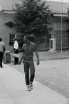 Student on Main Street, Farmville, Va., July 1963