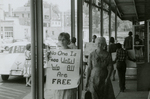 Protesters at Grants/Safeway, Farmville, Va., August 1963, #018