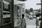 Student protesters outside State Theater, Farmville, Va., August 1963, #096
