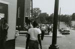 Student protesters outside State Theater, Farmville, Va., August 1963, #095
