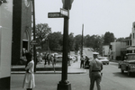 Protesters gathered near First Baptist Church, Farmville, Va., August 1963, #001