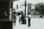 Student protesters outside State Theater, Farmville, Va., August 1963, #087