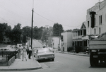People on Main Street, Farmville, Va., July 1963, #002