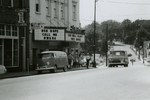 Student protesters outside State Theater, Farmville, Va., August 1963, #002