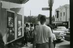 Student protesters outside State Theater, Farmville, Va., August 1963, #077
