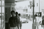 Student protesters outside State Theater, Farmville, Va., August 1963, #134