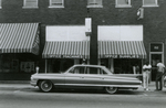 People on Main Street, Farmville, Va., July 1963, #001