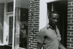 Student protesters outside State Theater, Farmville, Va., August 1963, #062