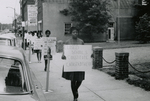 Student protesters on Main Street, Farmville, Va., July 1963, #014