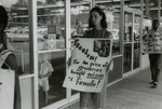Protesters at Grants/Safeway, Farmville, Va., August 1963, #014