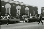 People walking on Main Street, Farmville, Va., August 1963