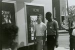 Student protesters outside State Theater, Farmville, Va., August 1963, #052