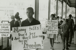 Protesters at Grants/Safeway, Farmville, Va., August 1963, #012