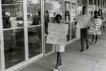 Protesters at Grants/Safeway, Farmville, Va., August 1963, #010