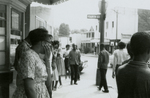 Student protesters outside State Theater, Farmville, Va., August 1963, #050