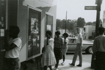 Student protesters outside State Theater, Farmville, Va., August 1963, #044