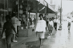 Student protesters on Main Street, Farmville, Va., July 1963, #020