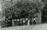 Students at Beulah AME Church Parsonage, Farmville, Va., August 1963, #027