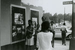 Student protesters outside State Theater, Farmville, Va., August 1963, #040