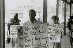 Protesters at Grants/Safeway, Farmville, Va., August 1963, #007