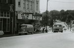 Student protesters outside State Theater, Farmville, Va., August 1963, #013