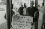 Protesters at Grants/Safeway, Farmville, Va., August 1963, #006