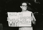 Protester with sign, unknown Virginia location, [undated], #007