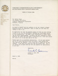 Letter from Lionel C. Lane to Walter Foery, 1976-03-01 by Lionel C. Lane