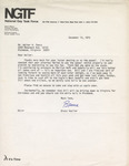Letter from Bruce Voeller to John M. McCarthy and Walter A. Foery, 1975 December 15 by Bruce Voeller
