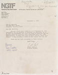 Letter from Robert Herrick to John M. McCarthy, 1976 September 1 by Robert Herrick