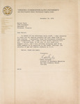 Letter from Eddie Reynolds to Walter Foery, 1976 November 19 by Eddie Reynolds