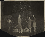 Girl Scouts Decorating Christmas Tree