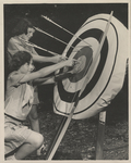 Girl Scouts Norma Brawley and Cynthia Powell, 1950