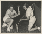 Girl Scouts Jackie Fennell and Sarah Lou Wendenburg, 1950