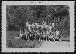 Girl Scout Camp Scene, 1955 June