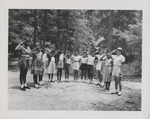 Girl Scout Troop #42 at Camp Pinoaka, 1953