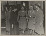 Girl Scouts with Japanese Visitor