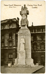 Nurse Cavell Monument, Charing Cross Road, London. (Front View)