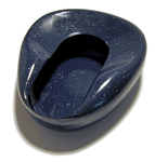 Blue Steel Enamelware Bedpan by Jones Metal Products Company
