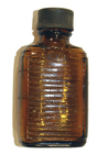 Small Brown Glass Bottle