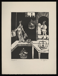 Plate 4. Mother Sereda gives Jurgen a Wednesday by Samuel Robinson Ogden, Jr.