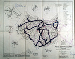 Prince Edward County, Virginia: showing primary and secondary highways