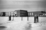 Robert R. Moton High School, Prince Edward County, Va., view of chains, 1962-1963