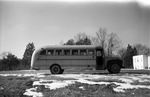 Prince Edward School Foundation bus at Worsham Academy, Worsham, Va., 1962-1963
