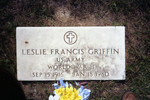 Gravestone of L. Francis Griffin, Farmville, Va., 1991 by Edward H. Peeples