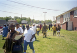 Robert Russa Moton Museum, Farmville, Va., 50th anniversary of the student strike, march to Courthouse, 2001